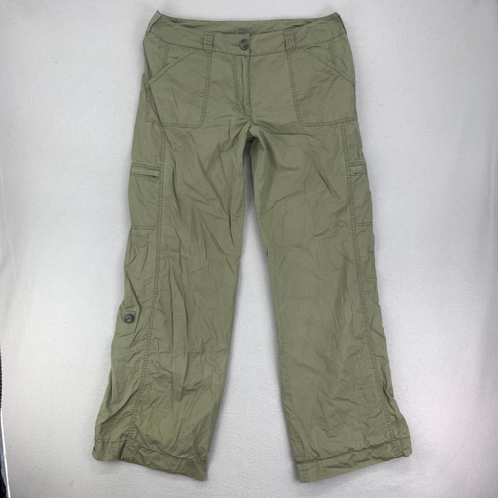 Make+Model‎ Y2K Pants Womens 12 Green Baggy Loose Cargo Mid Rise